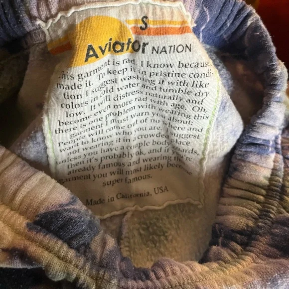 Aviator Nation Tie Dye Hoodie Pants Set - Picture 9 of 9
